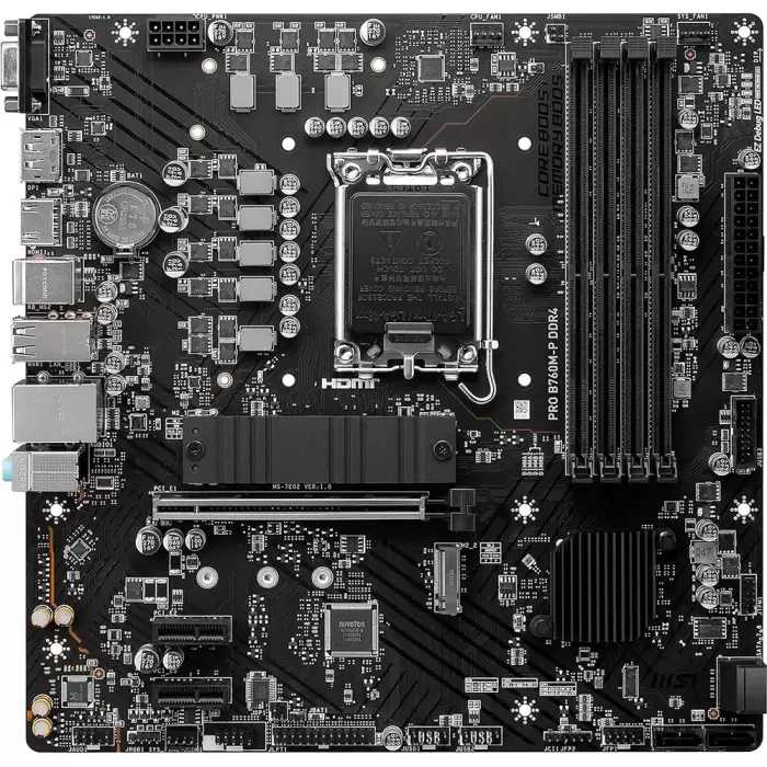 Motherboard MSI PRO B760M-P DDR4 13gen