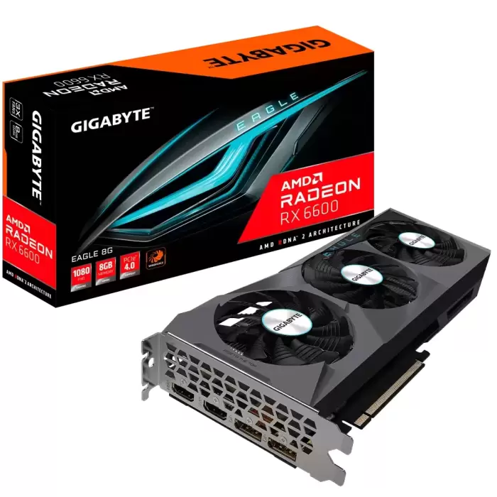 Placa de video Gigabyte Radeon RX 6600 Eagle 8GB